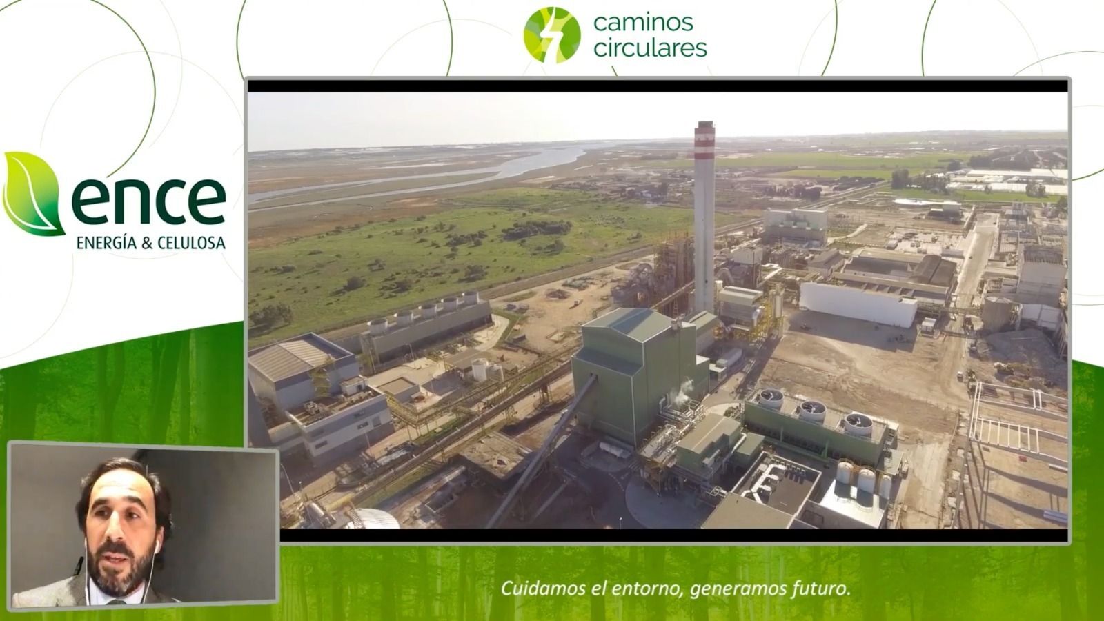 Felipe Torroba, director de Enegía de Ence durante su intervención.