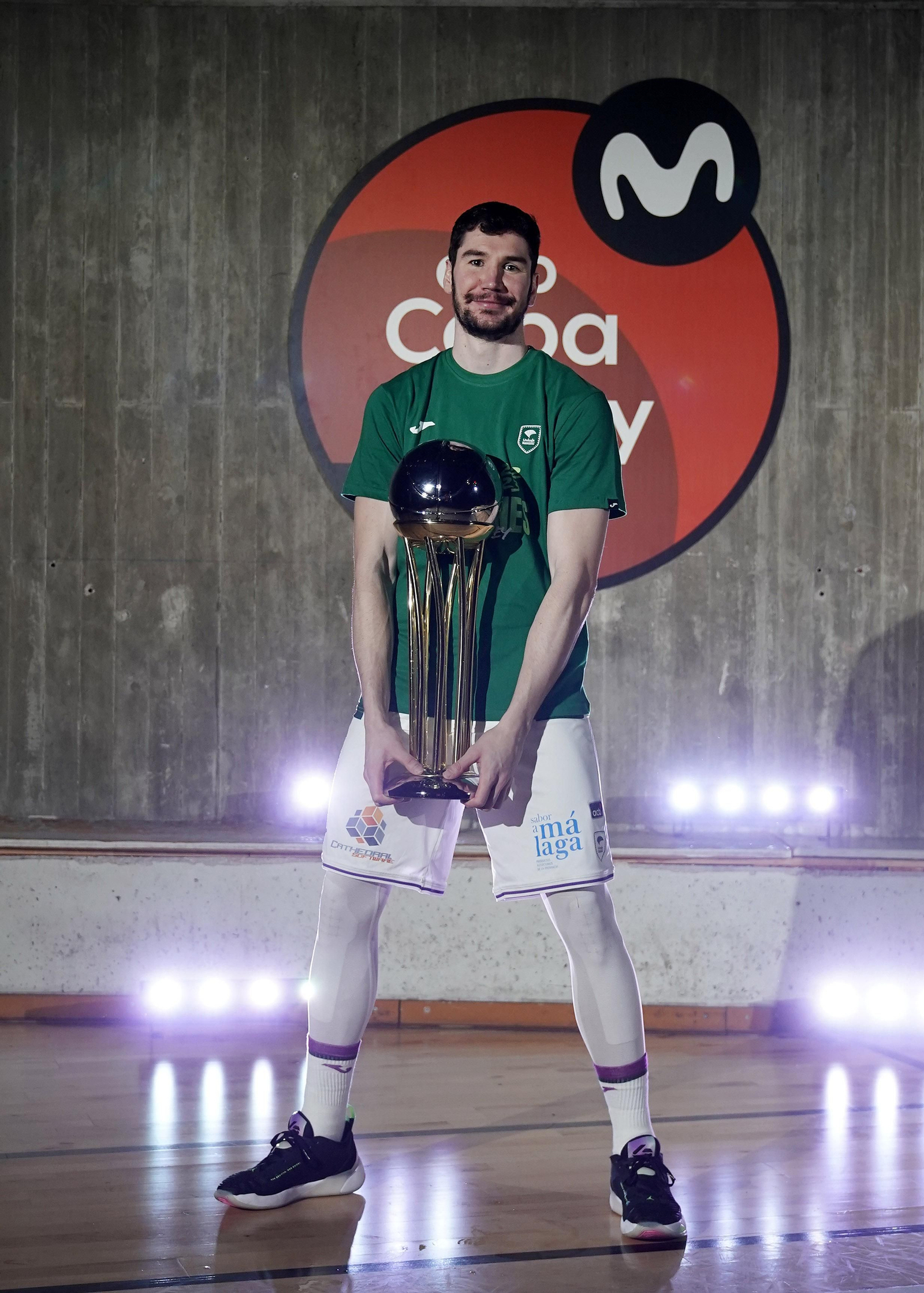 La sesión de fotos del Unicaja campeón