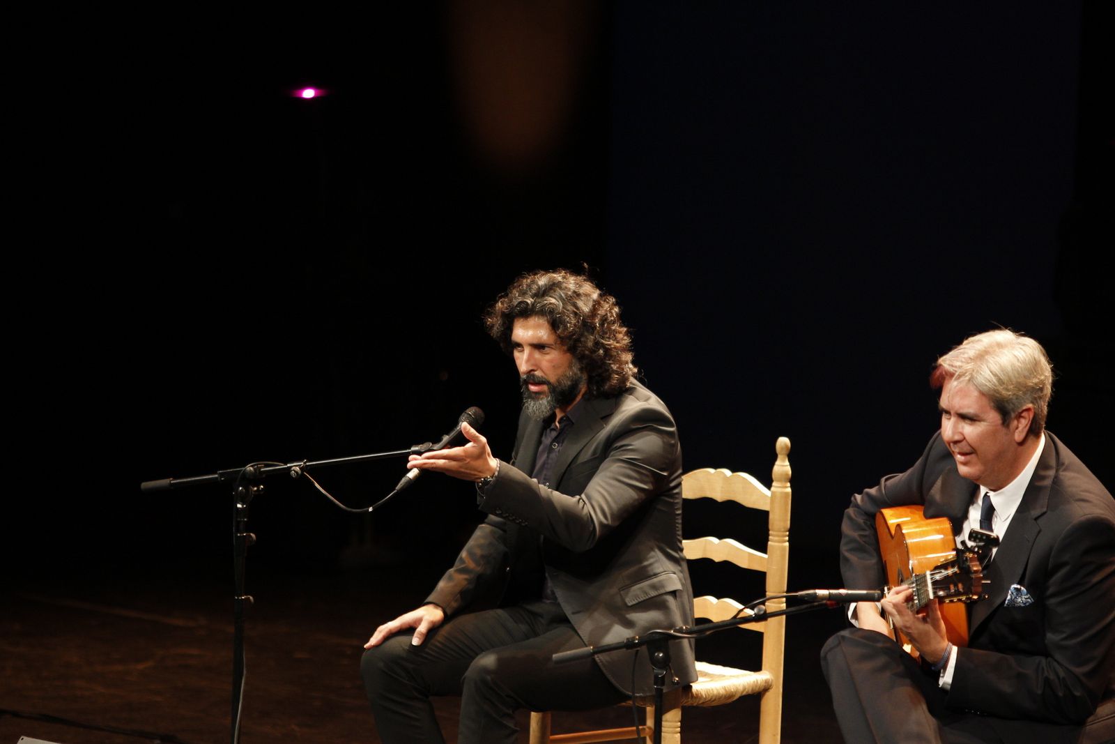 El cantaor Arcángel, en una actuación reciente.