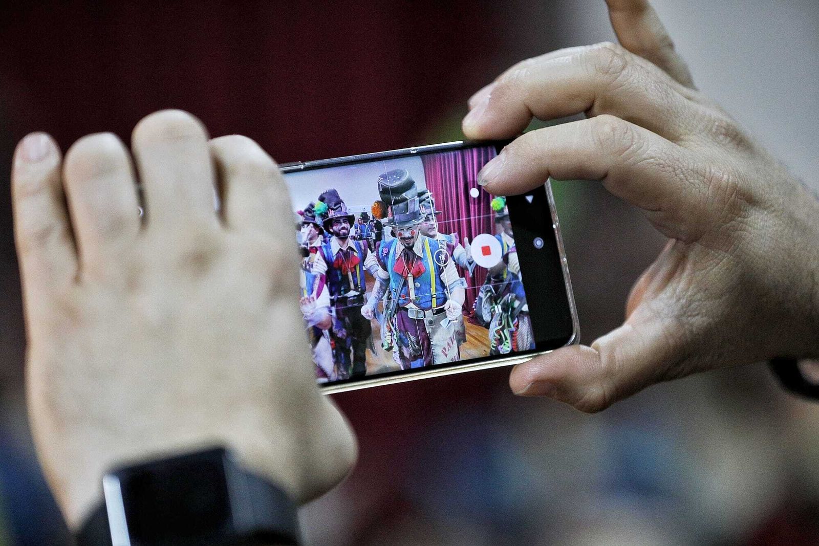 Comparsa 'Los colaores', una comparsa de toda la vida'.