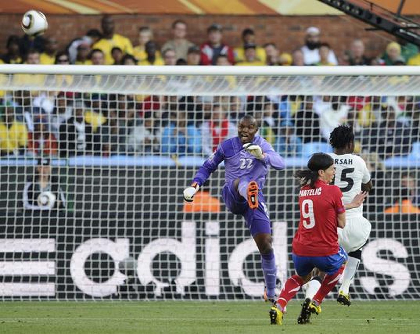 Ghana es la primera selección africana que gana en el Mundial de Sudáfrica. / Reuters