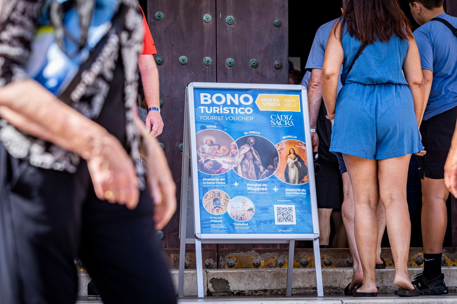 Cruceros y cruceristas, este miércoles, en Cádiz