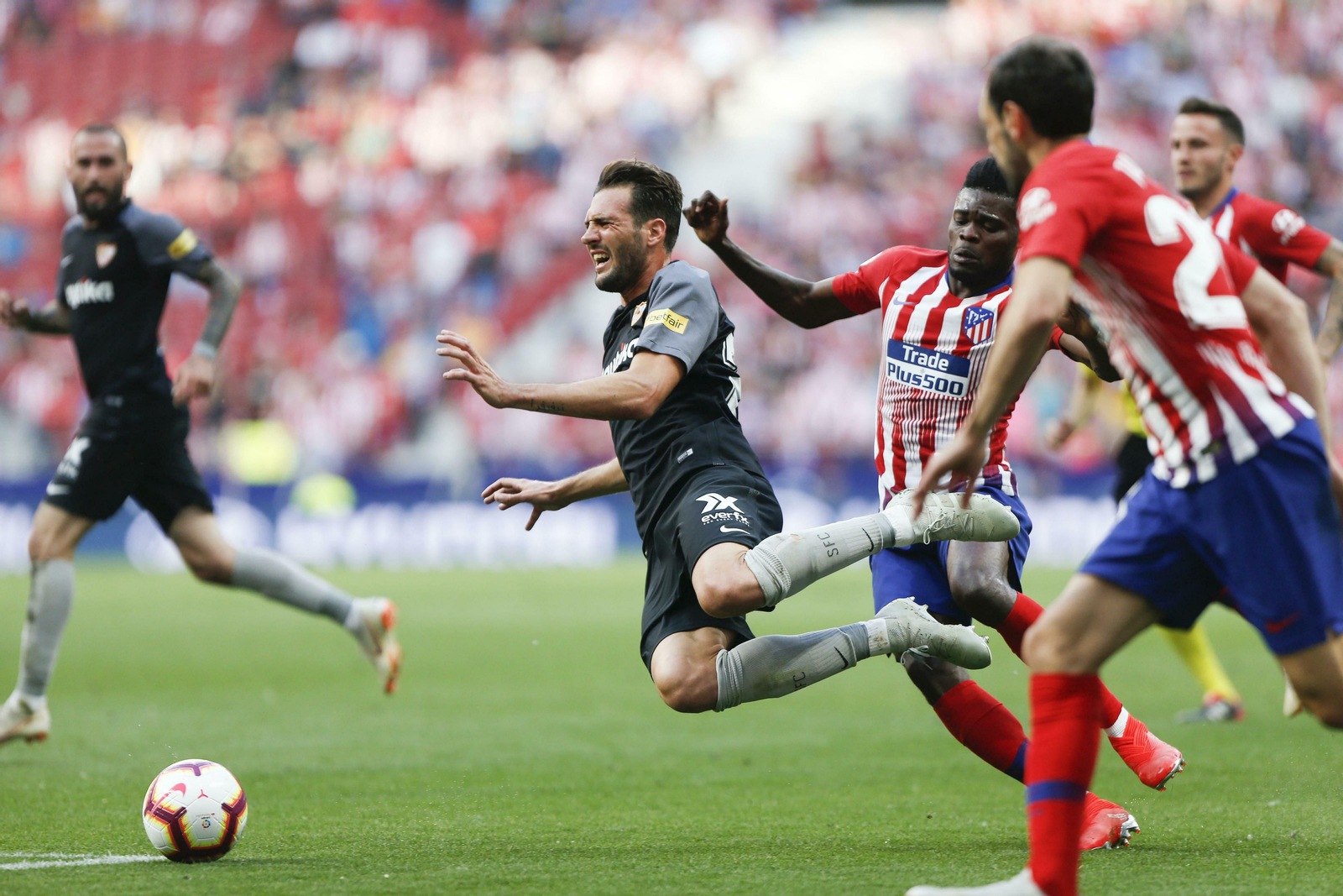 El Atlético de Madrid-Sevilla FC, en imágenes