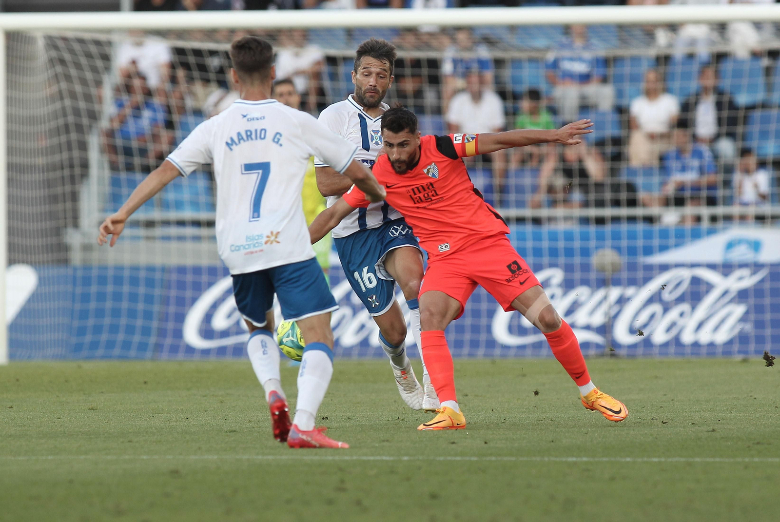 Luis Muñoz, en el Tenerife-Málaga CF.