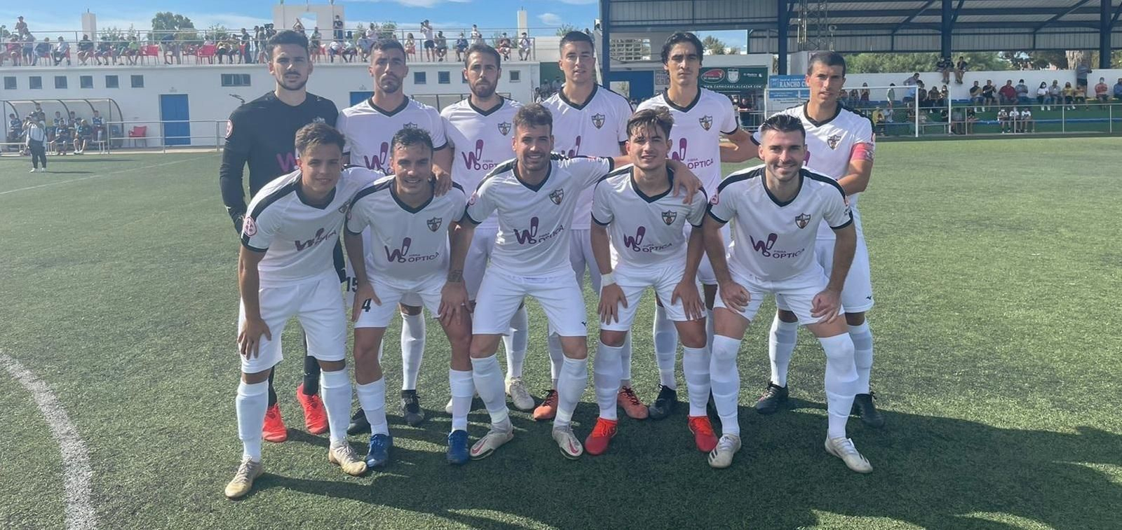 Formación inicial del Pozoblanco ante el Conil.