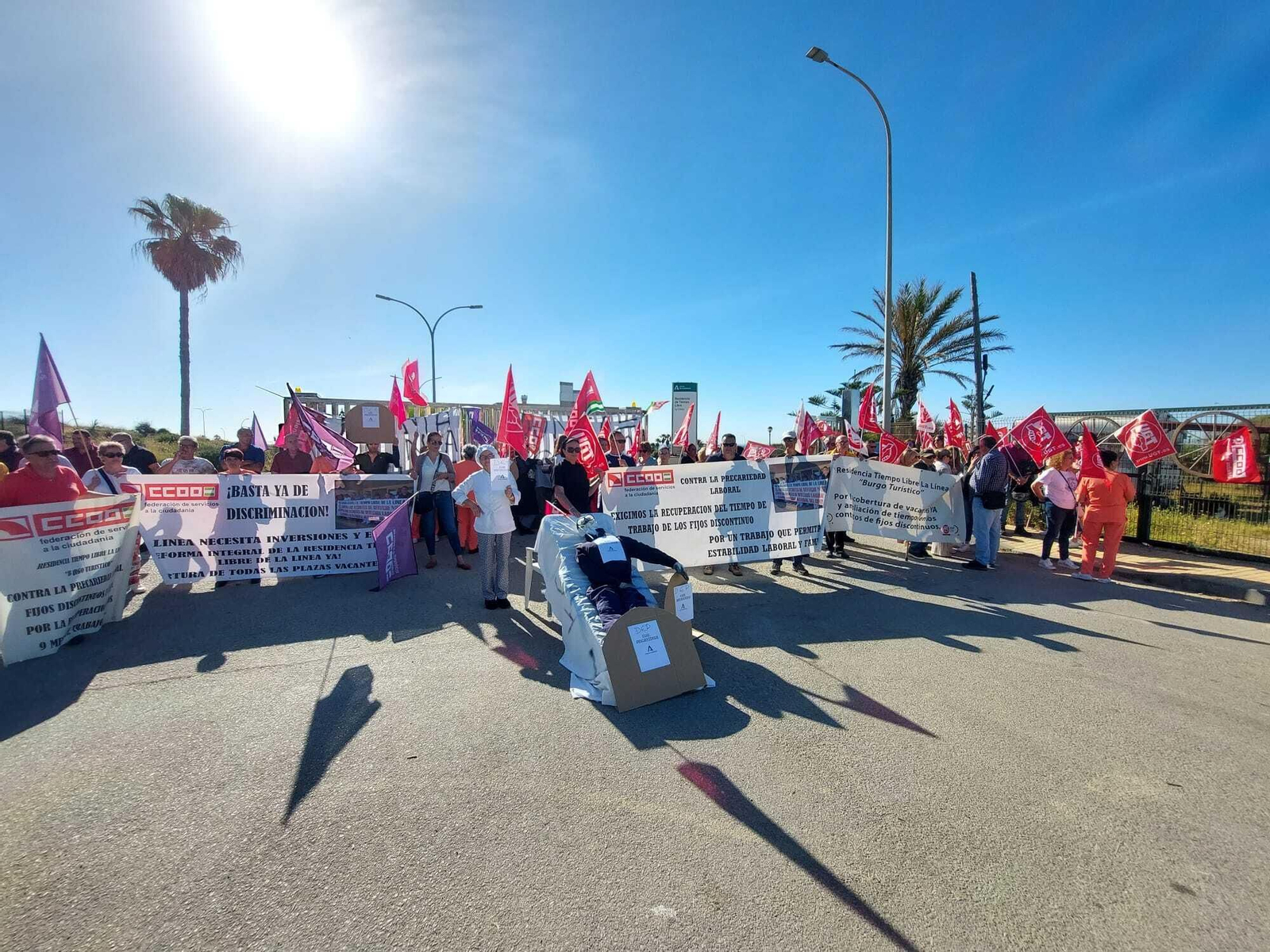 Una manifestación de CCOO.