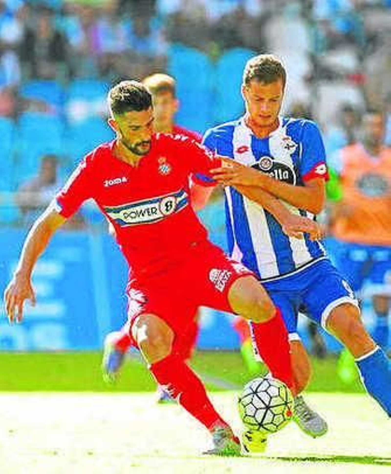 Álvaro, ante el Deportivo.