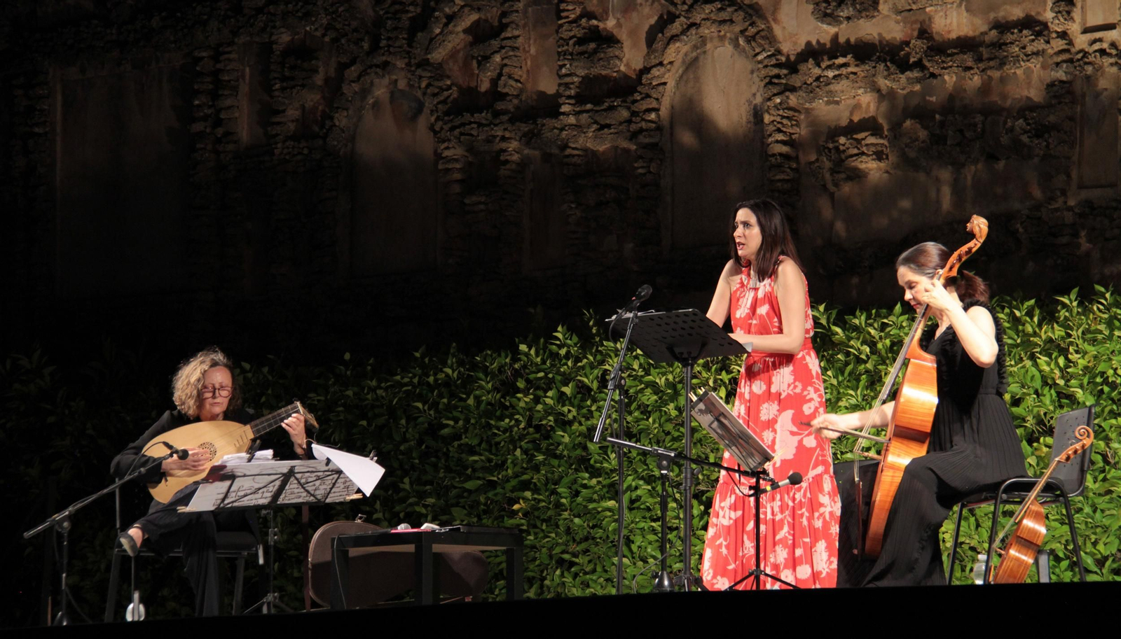 La Capilla Jerónimo de Carrión en formación de trío.