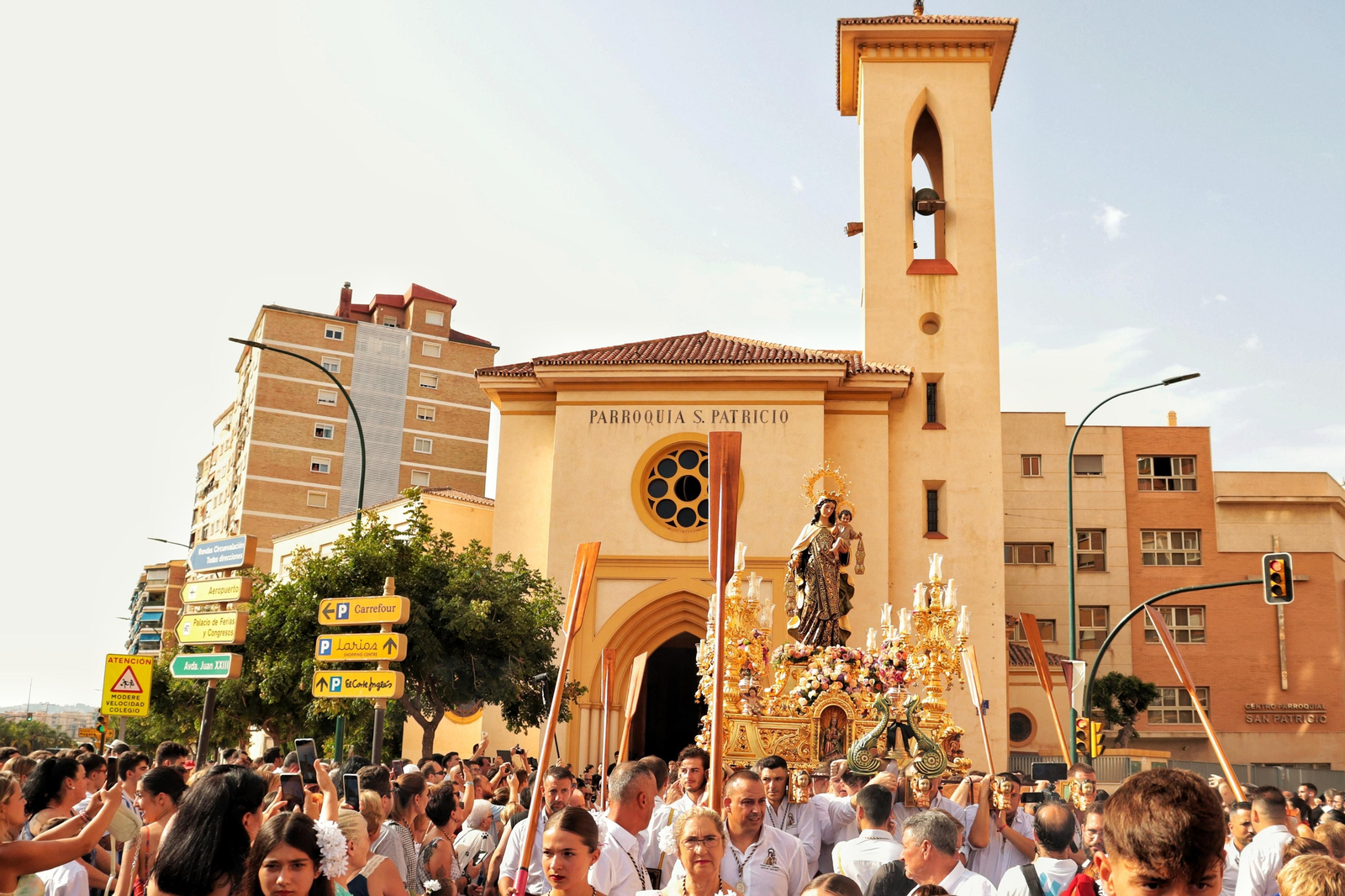 La Virgen del Carmen de Huelin, en fotos