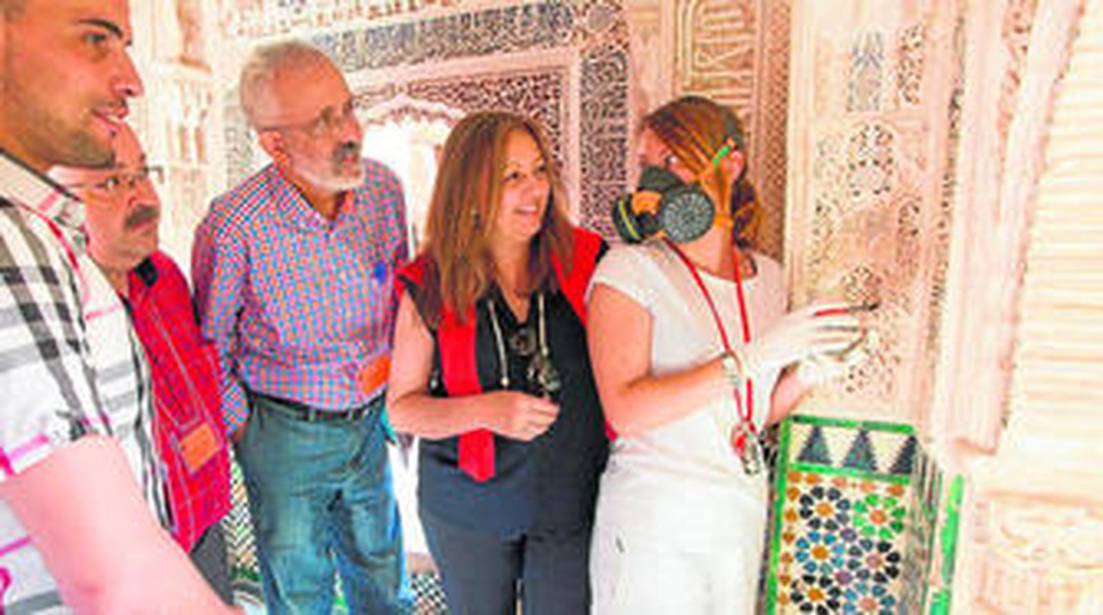 El Patronato inauguró los talleres con una visita al Mirador de Lindaraja.