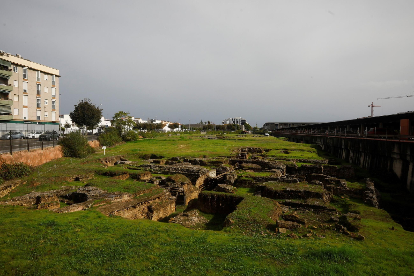 Las imágenes del estado del yacimiento de Cercadilla