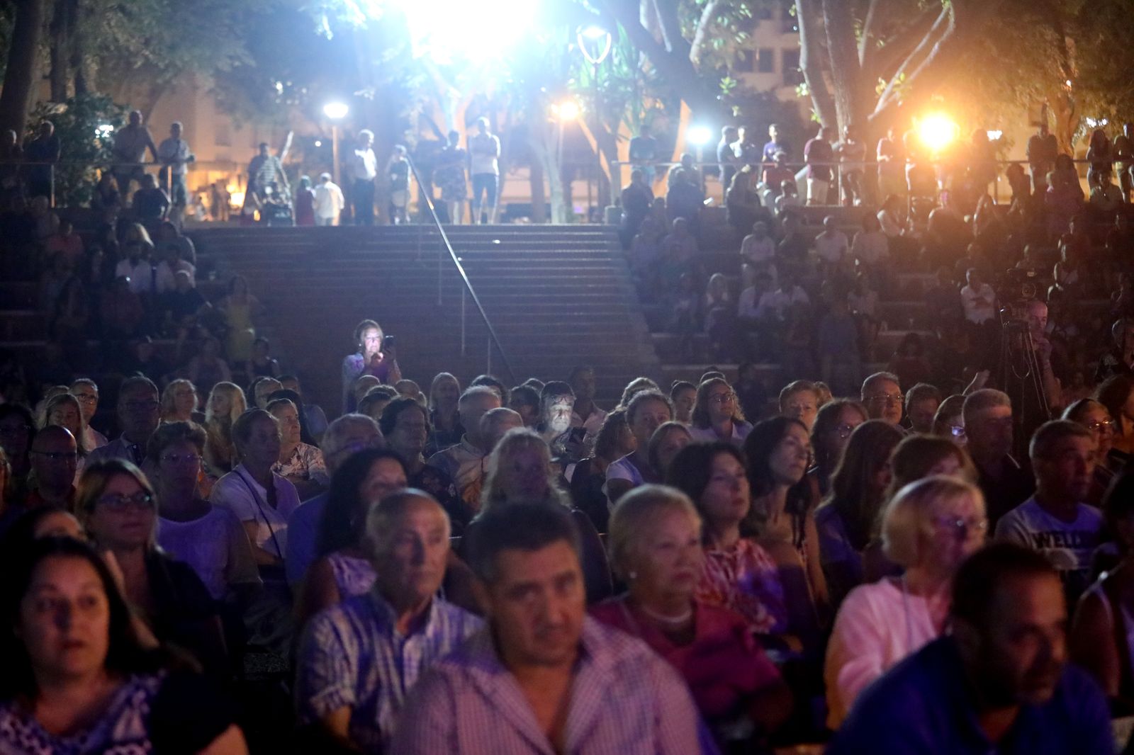 La noche flamenca en el Parque de San Fernando, en imágenes