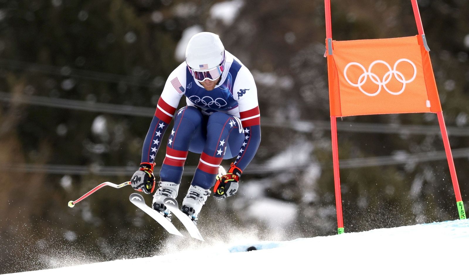 Las espectaculares fotos del descenso masculino en los Juegos Olímpicos de invierno