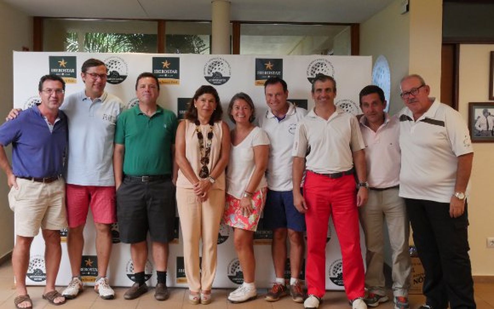 Blas Meléndez, Francisco Javier Moreno, Sergio Suárez, Violeta Romero, Ángeles y José Rodríguez, Antonio Sánchez, Francisco Rodríguez y Antonio Lozano.

Foto: Ignacio Casas de Ciria