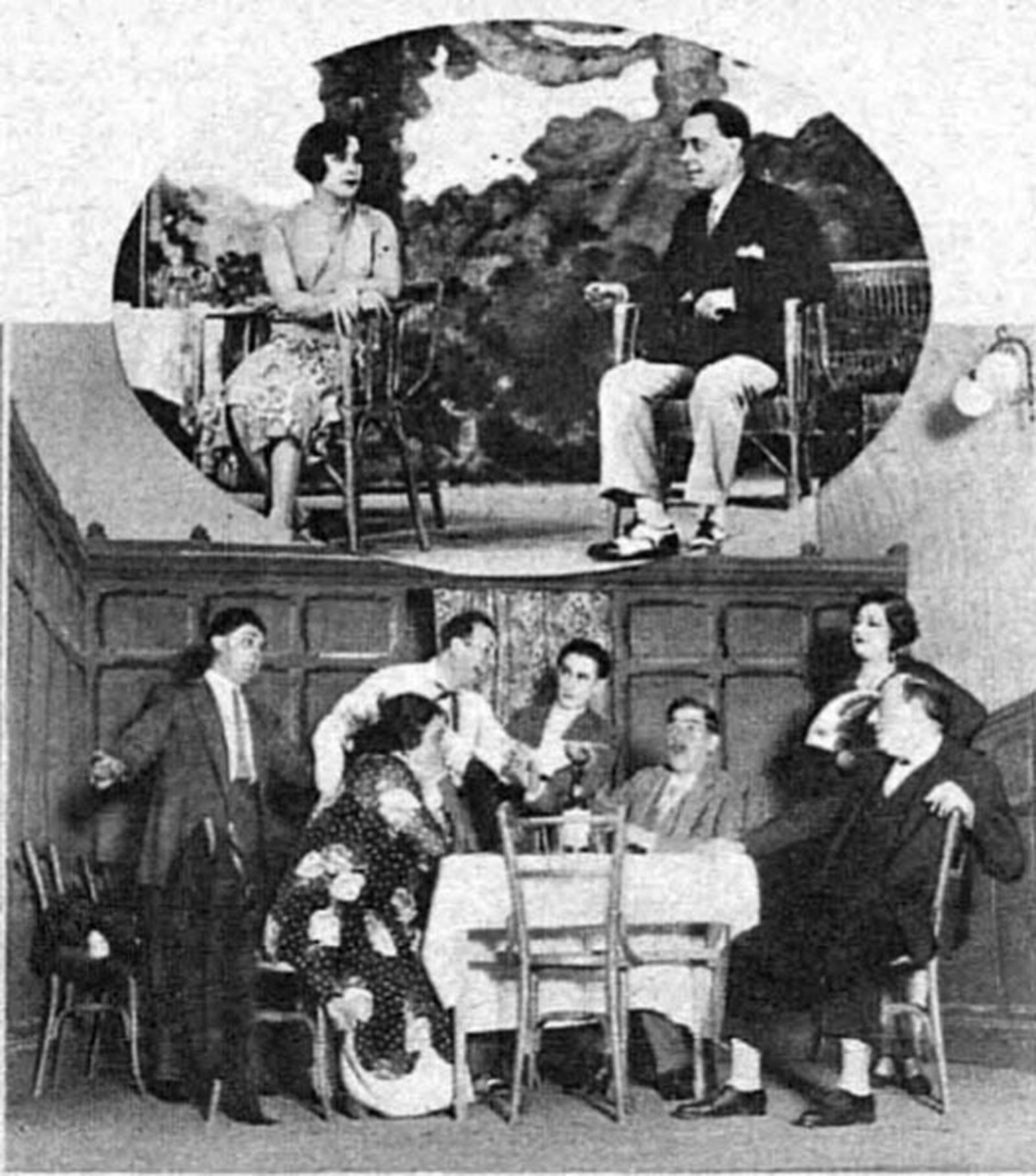 Representación teatral de “Catalina María Márquez” en el Teatro Alcázar, de Madrid, marzo 1928.