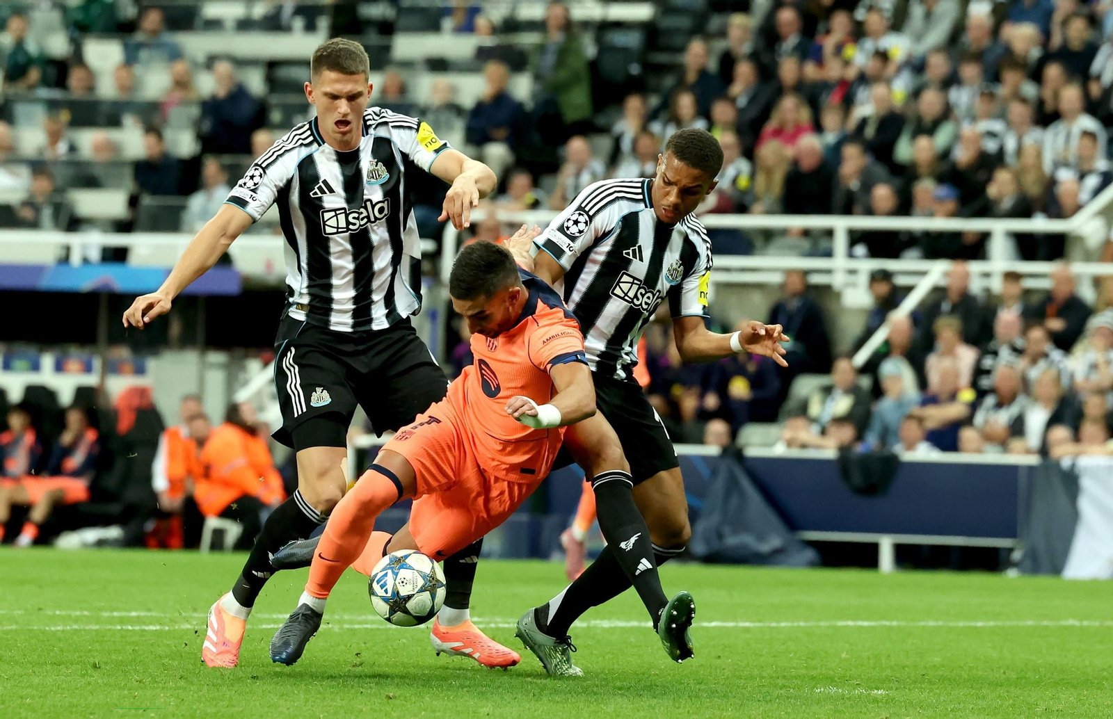Las fotos del Newcastle - Barcelona