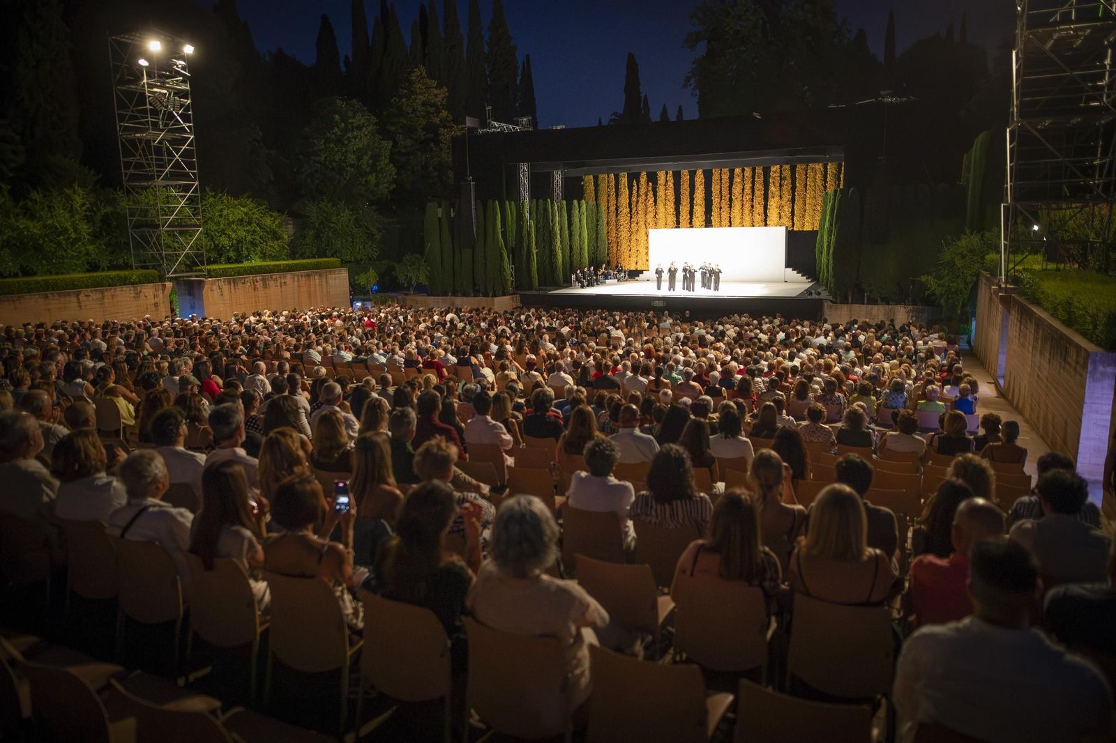 Auditorio al aire libre del Generalife.
