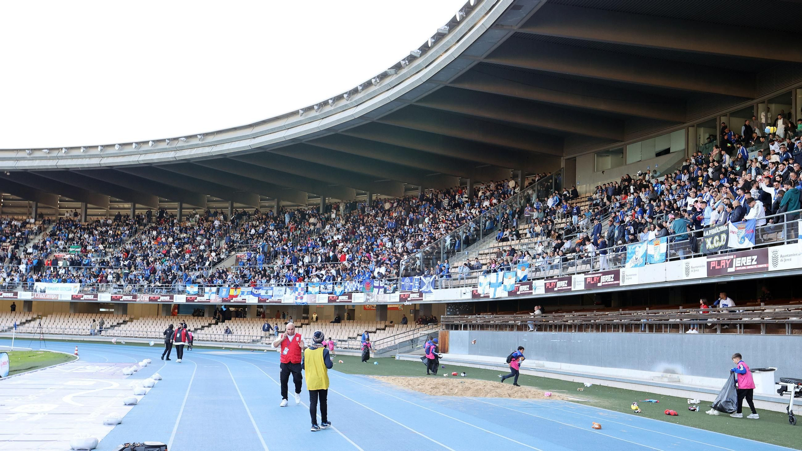 Imágenes del derbi entre Xerez CD y Xerez DFC en Chapín