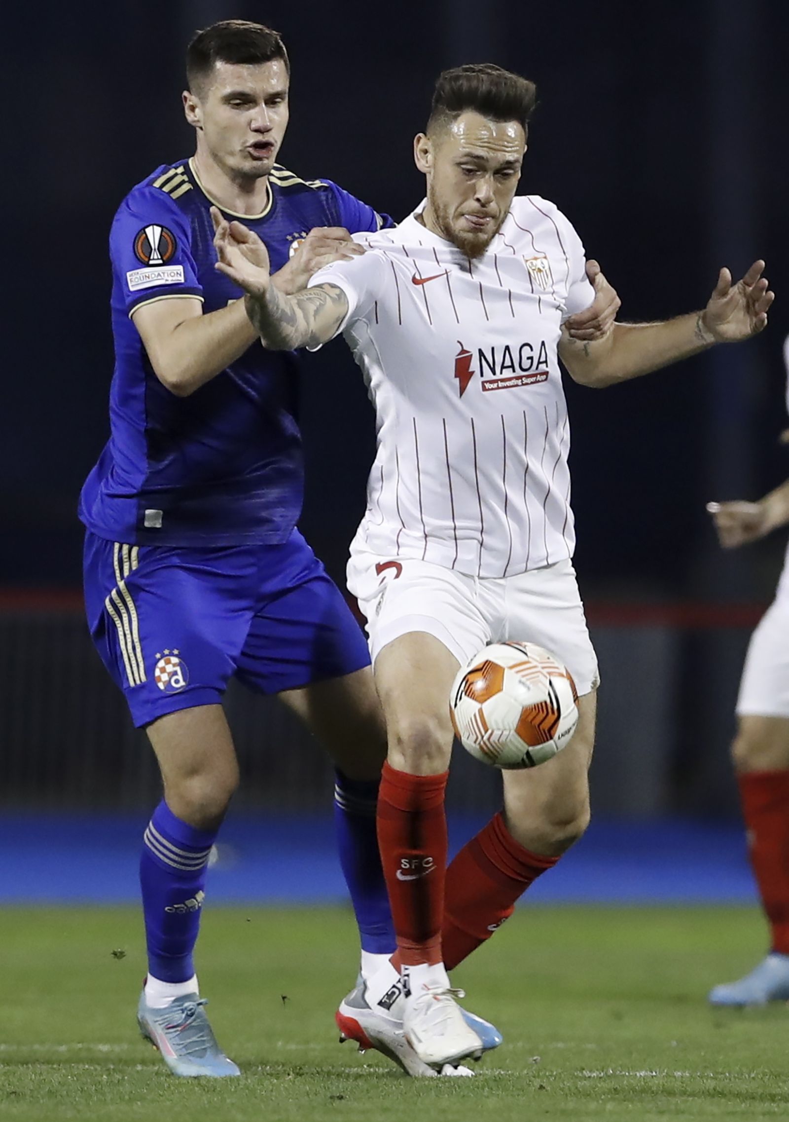 Las imágenes del Dinamo de Zagreb-Sevilla