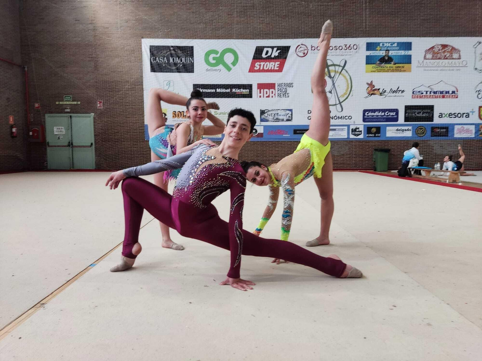 Christian Lara, Lola Requejo e Irene Muñoz.