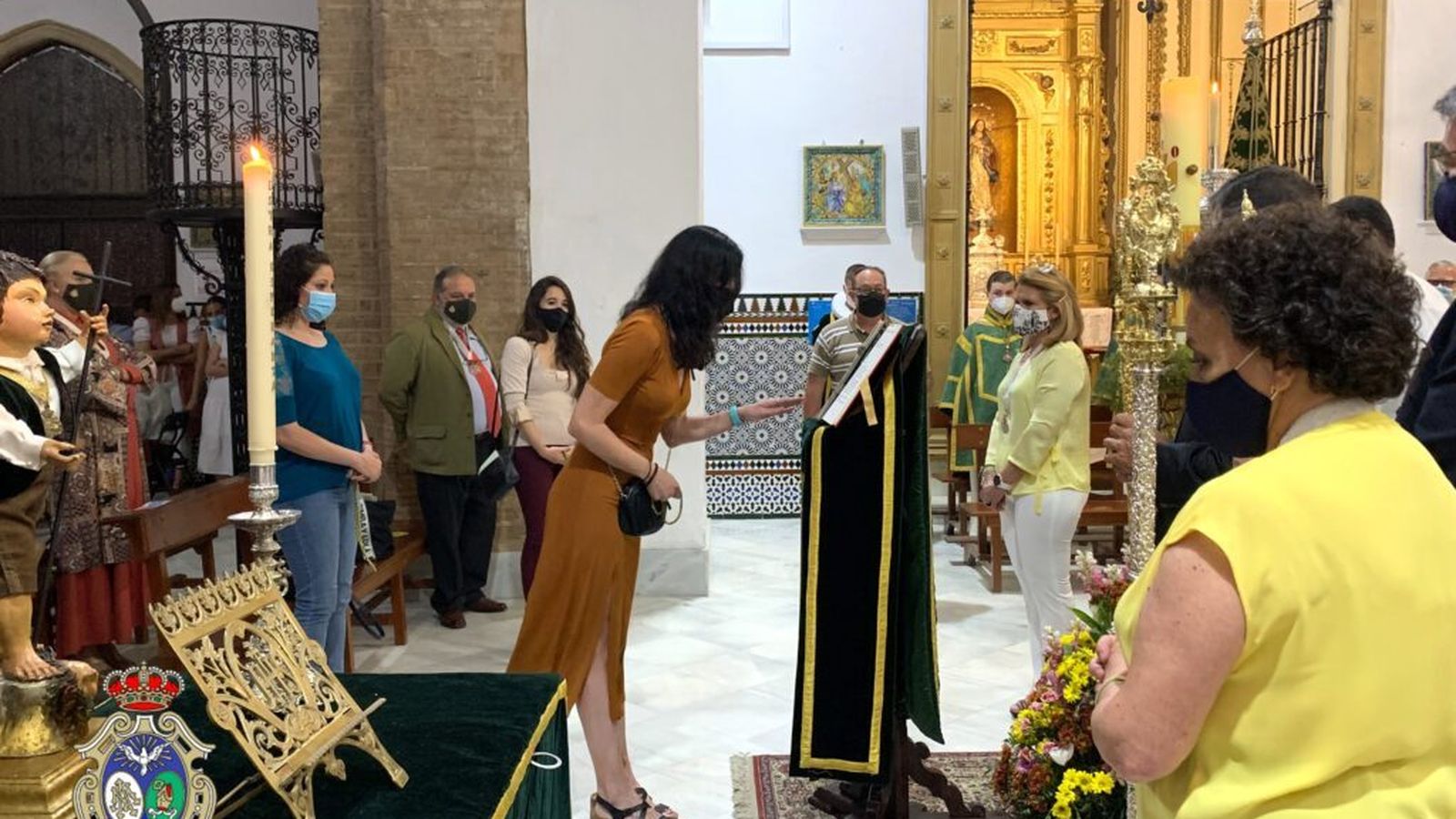 Jura de reglas en la Hermandad del Rocío de la Macarena.