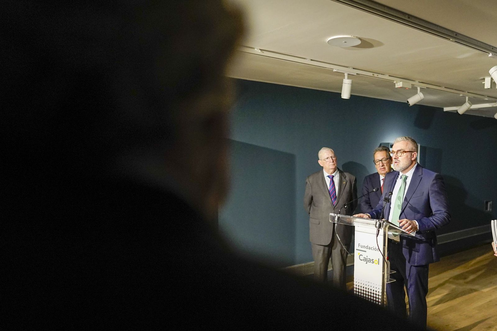 La inauguración de la exposición de Cayetano Gonzalez en Fundación Cajasol, todas las fotos