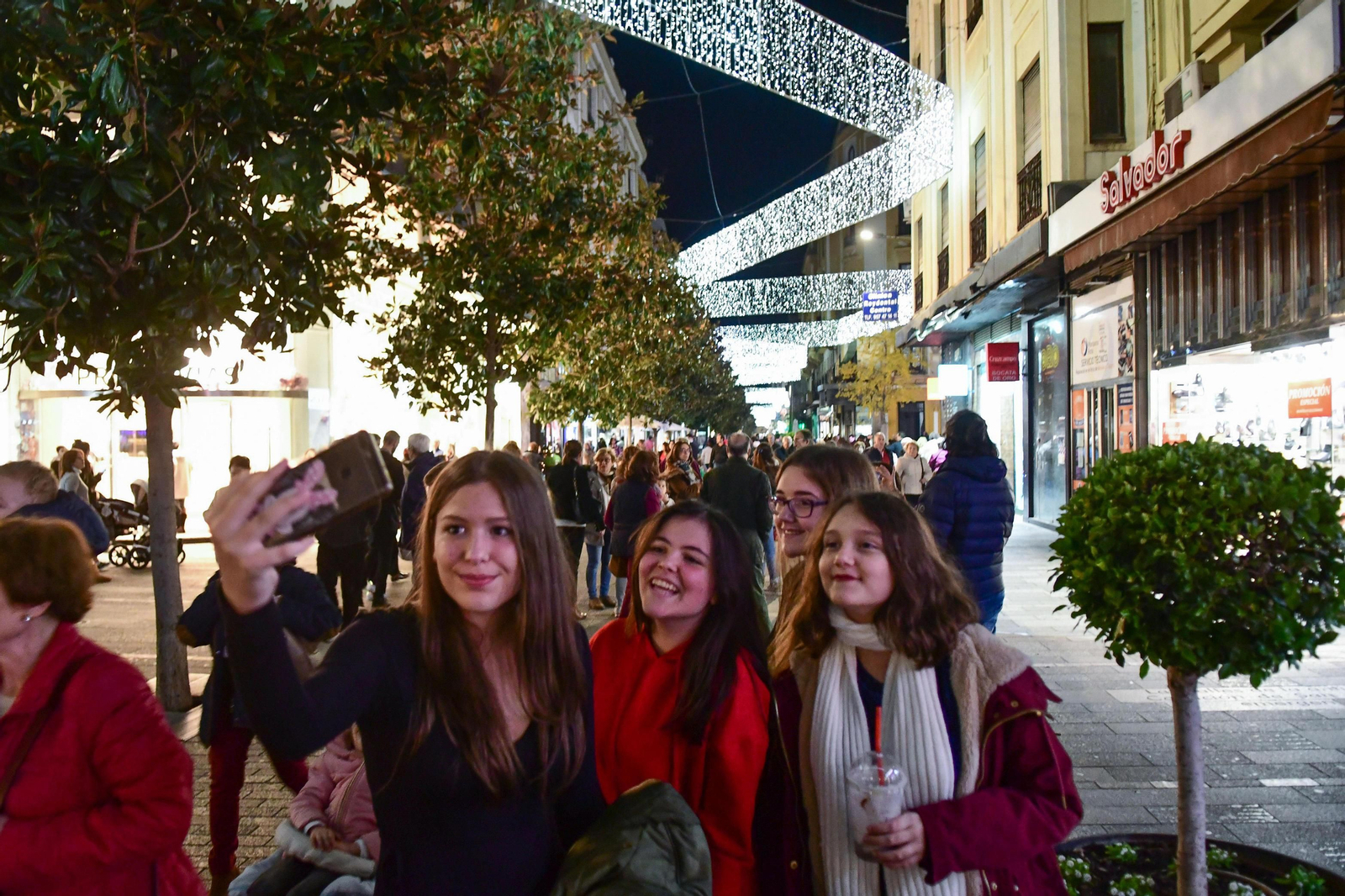 Las imágenes del alumbrado navideño en Córdoba.
