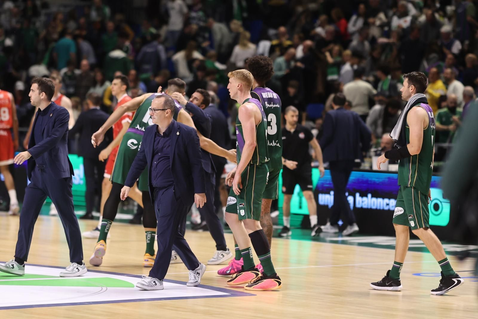 El Unicaja-Baxi Manresa, en fotos