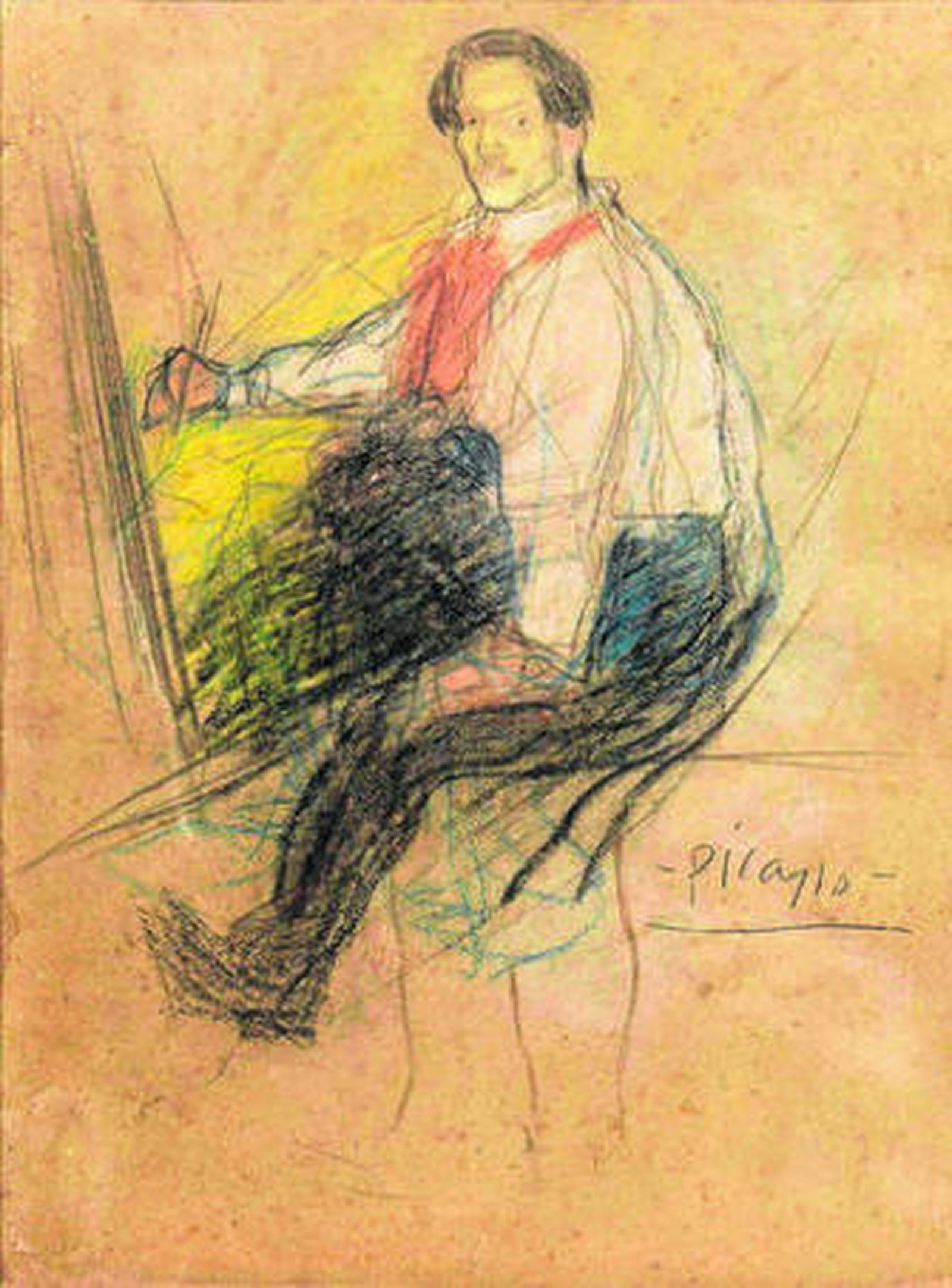 'Yo Picasso', autorretrato pintado en 1901.