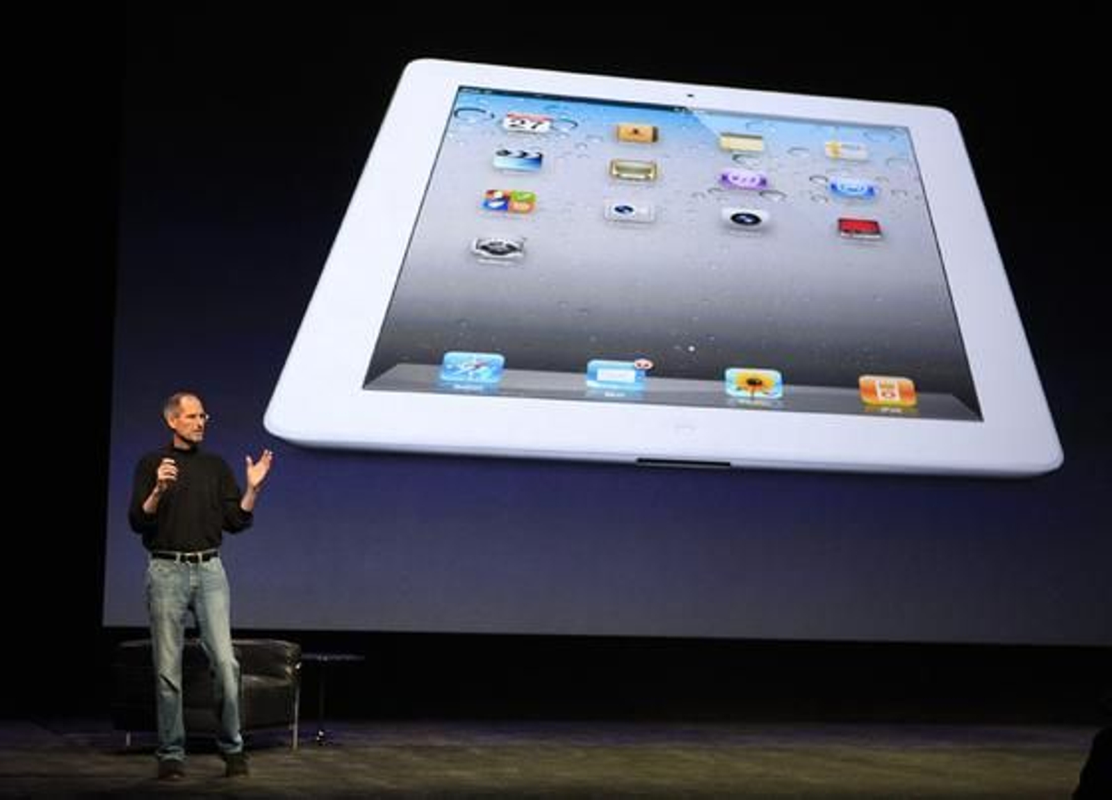 Steve Jobs presenta el iPad 2, la nueva versión del 'tablet' de Apple.

Foto: Reuters