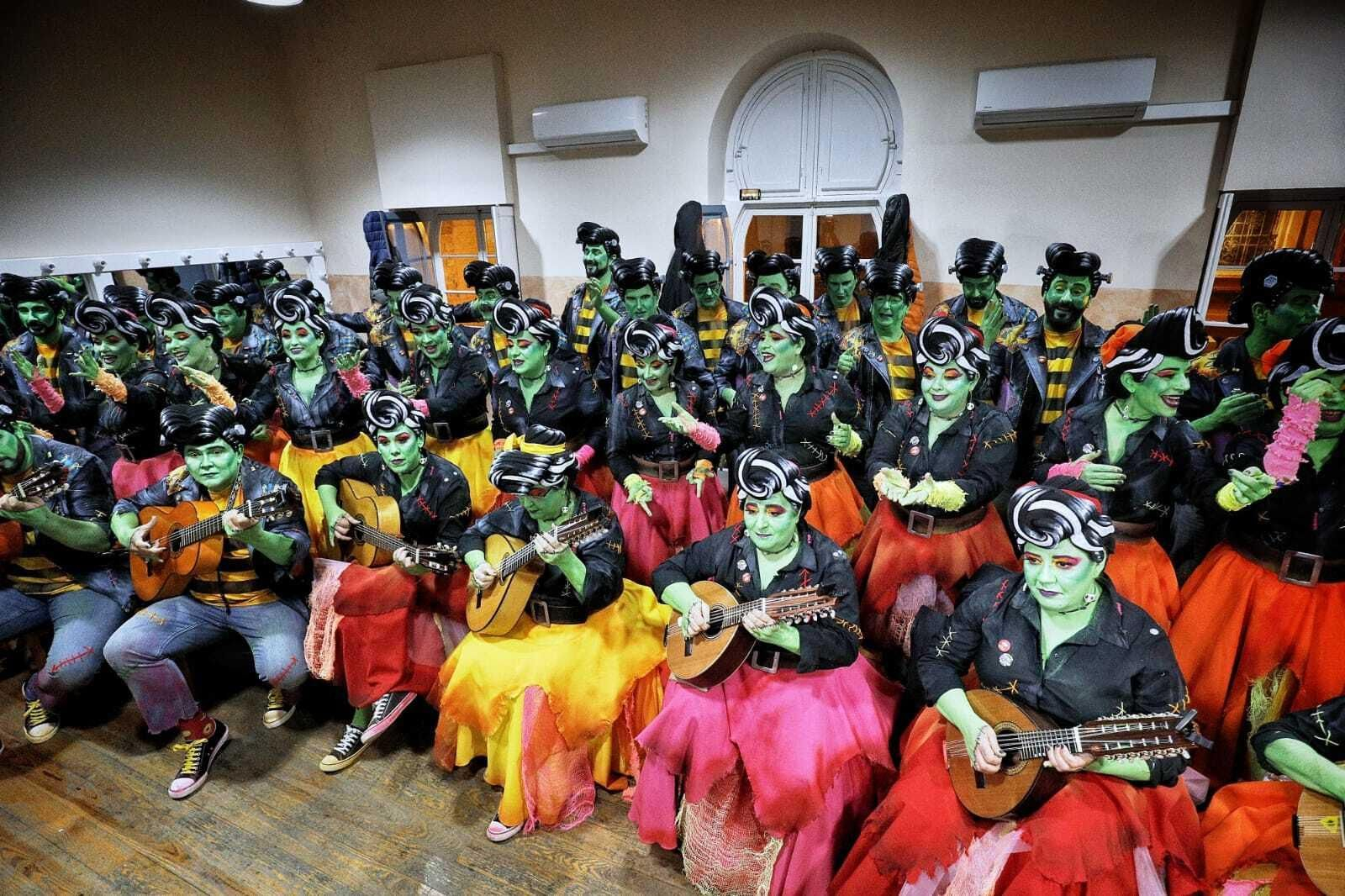 Coro Vive! en camerinos