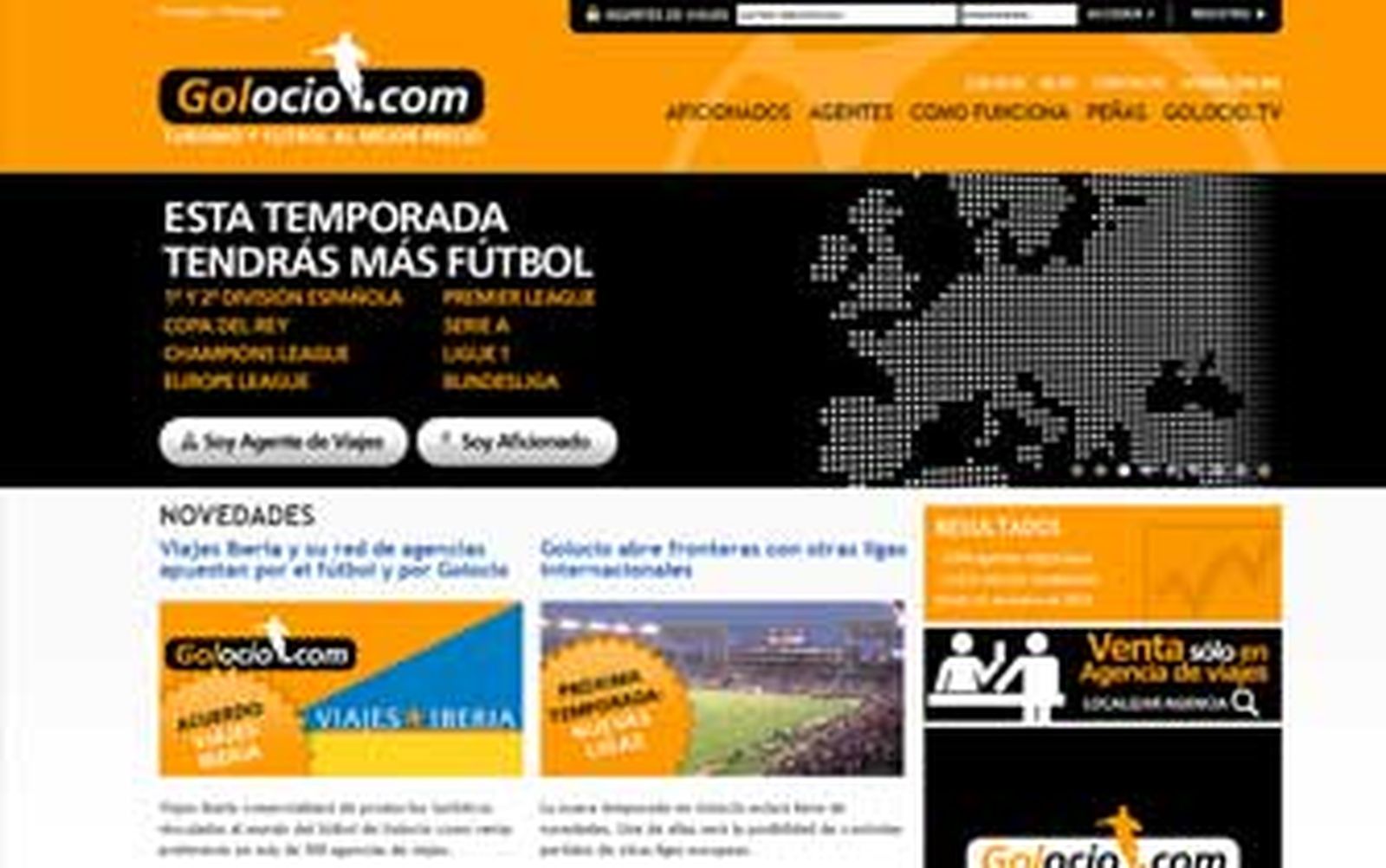 Golocio, el mayorista de viajes para ver fútbol, llega a agencias de todo el país