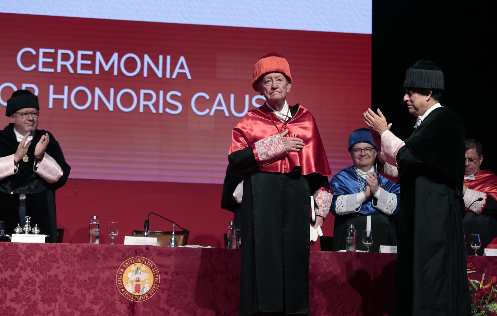 La investidura de Rafael Escudero  como Doctor Honoris Causa por la Universidad de Sevilla.