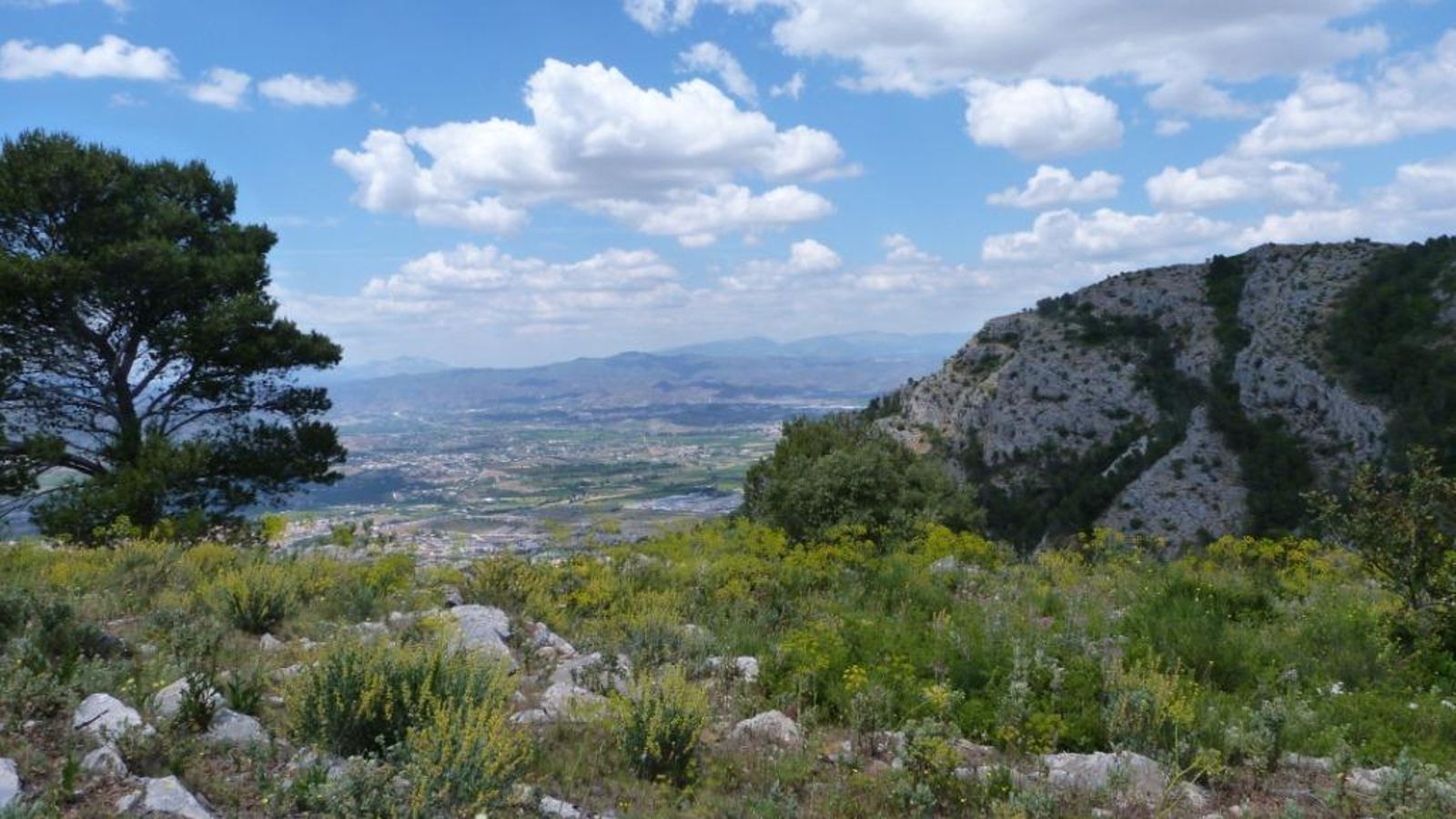 Vistas del Valle del Guadalhorce.