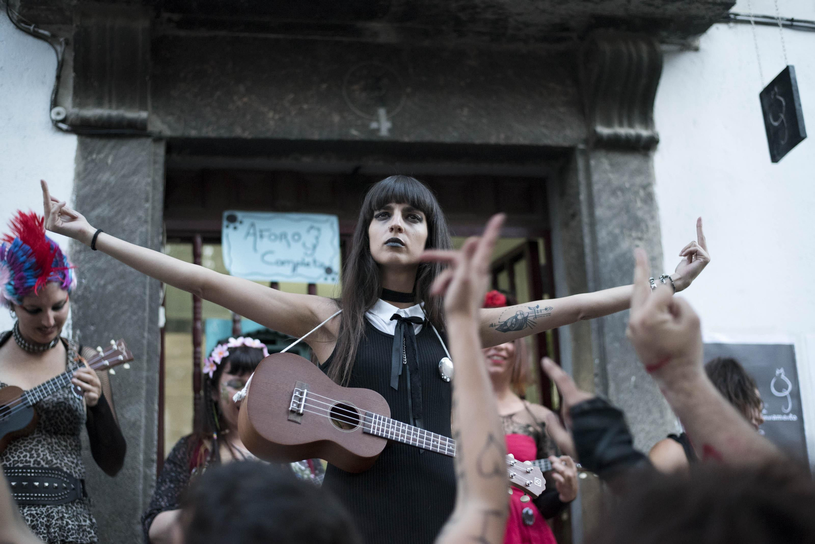 La compañía Gato Gordo en acción.