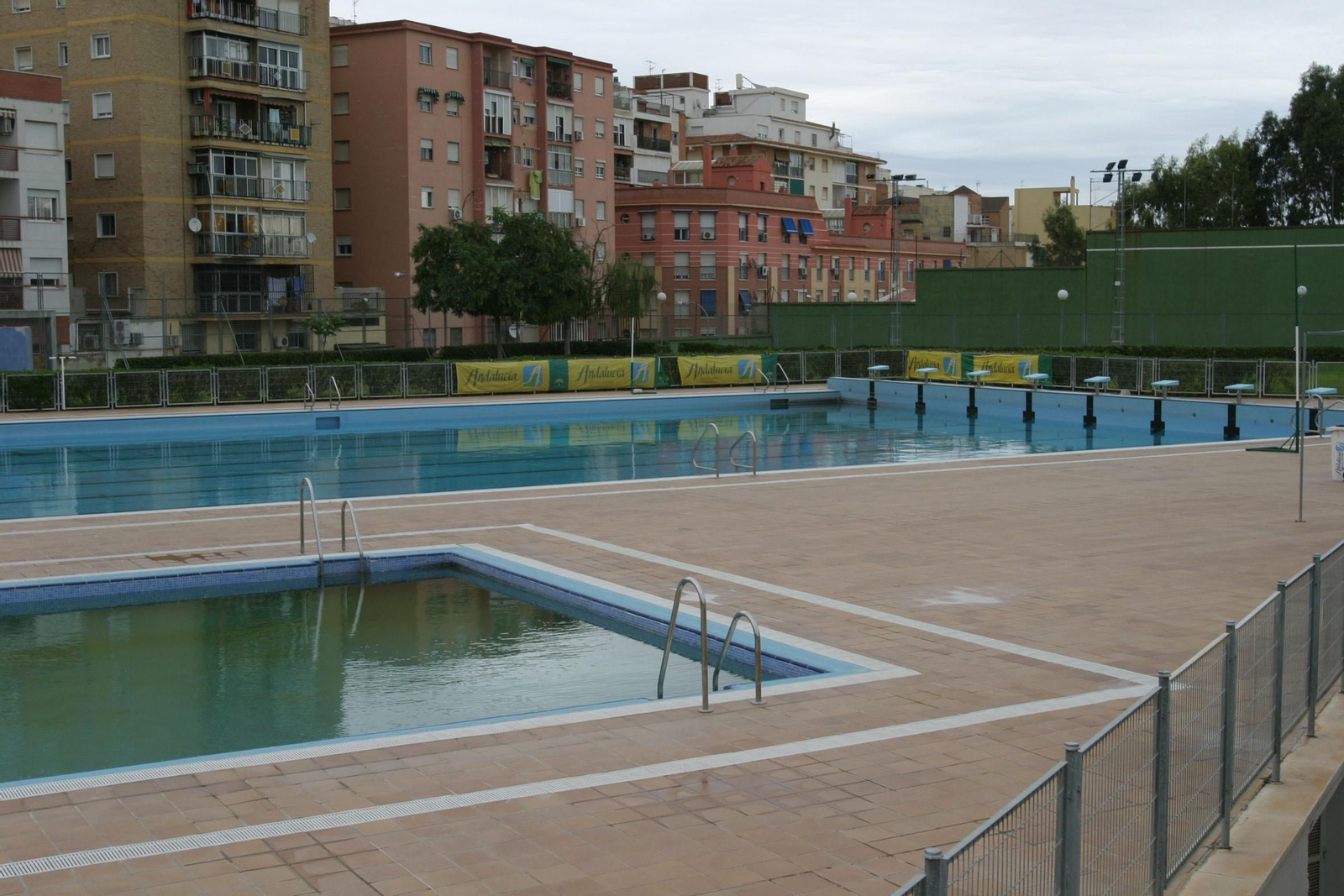 Imagen de archivo de las piscinas exteriores de Carranque.