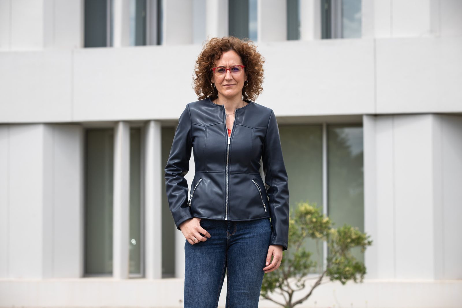 Nuria López, en la ESI de Puerto Real.