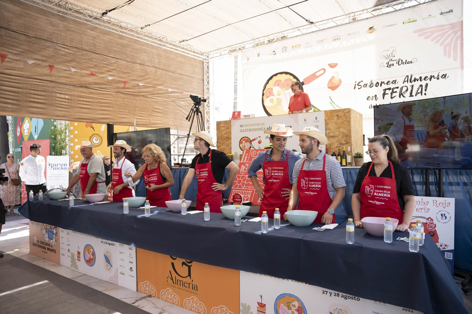 En imágenes: el I Concurso de Gamba Roja de la Feria de Almería