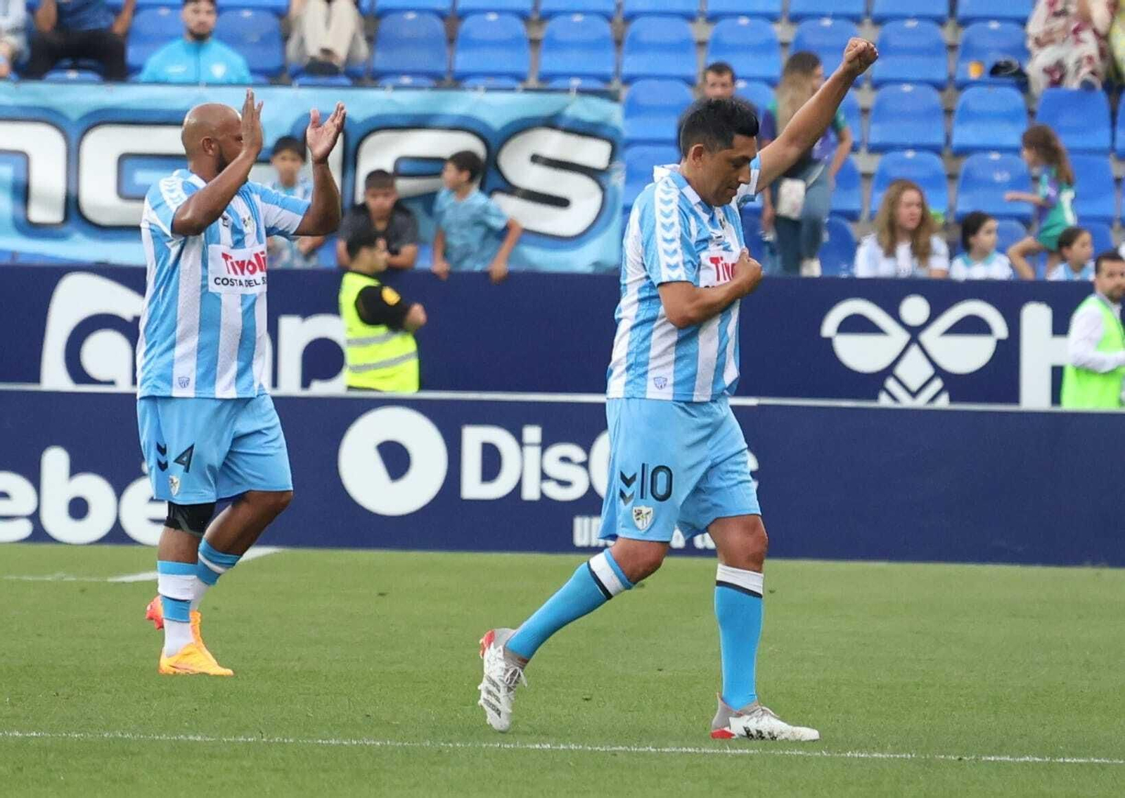 El Partido de Leyendas del Málaga CF, en imágenes