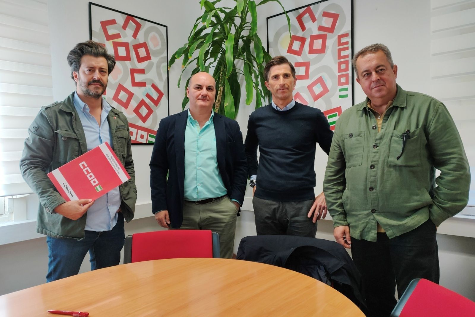 Los responsables de la negociación.