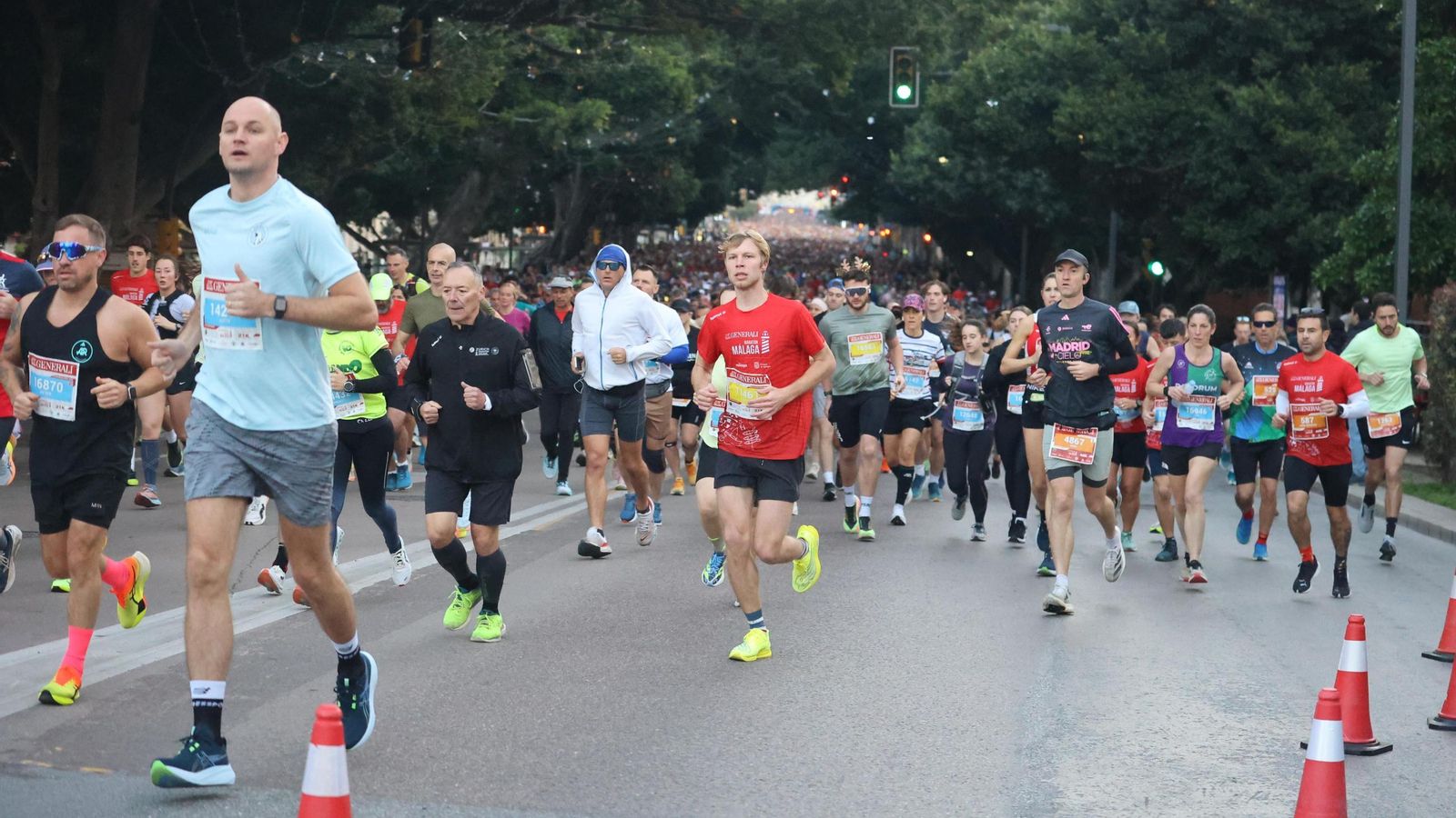 Las mejores fotos de la Maratón de Málaga 2024