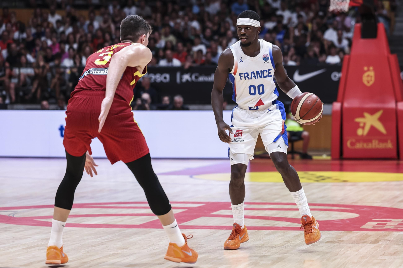 Las fotos del España - Francia de baloncesto