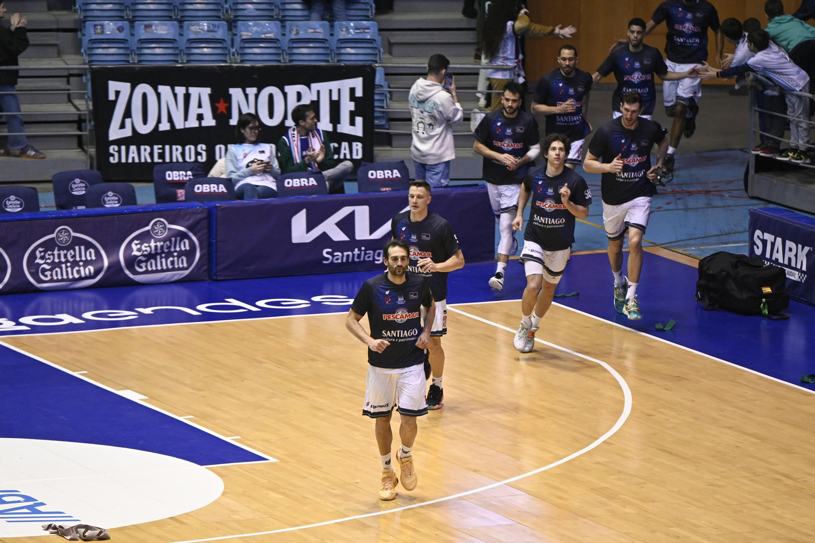 El Obradoiro - Unicaja, en fotos