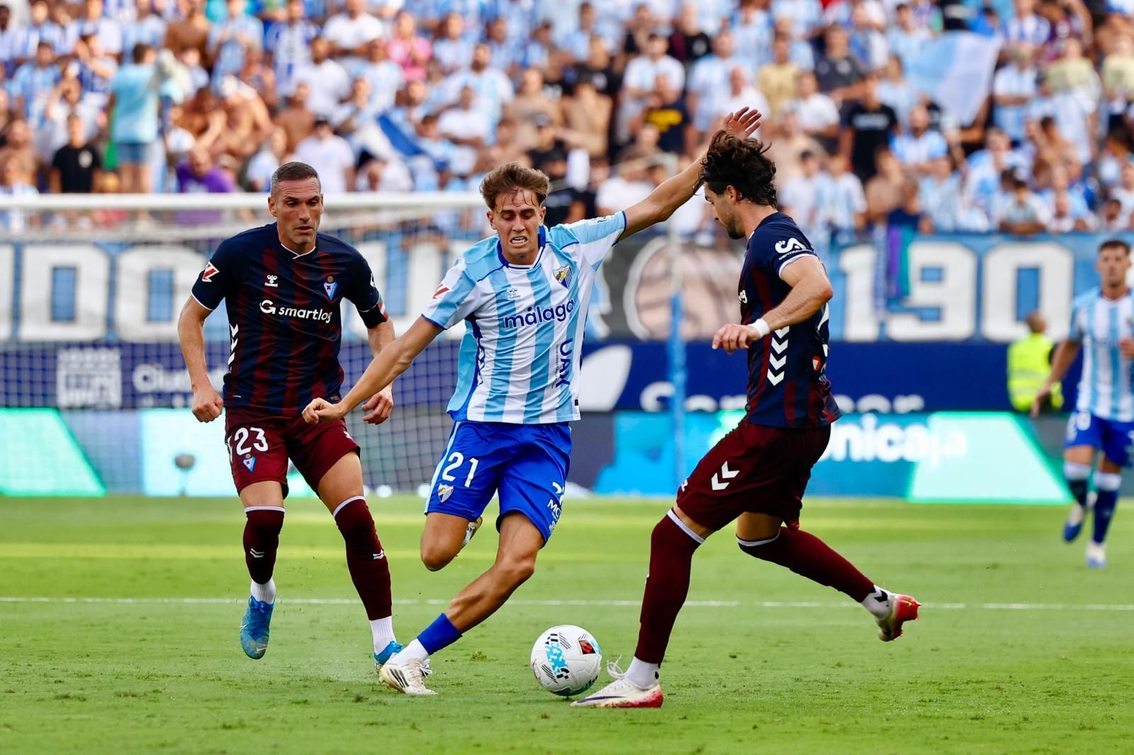 El Málaga CF - SD Eibar, en fotos