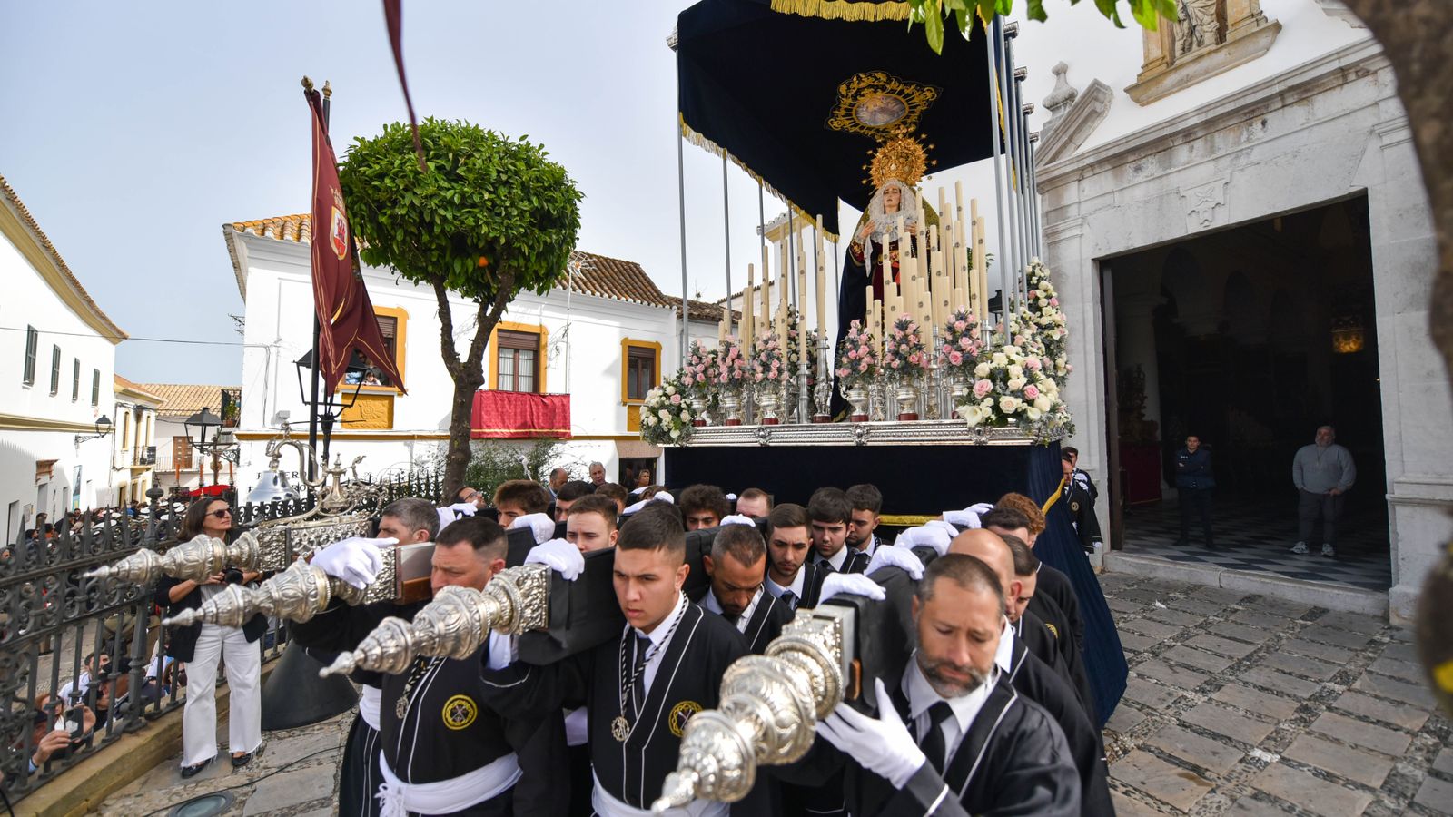 Fotos del Jueves Santo en San Roque: La Buena Muerte y Amargura