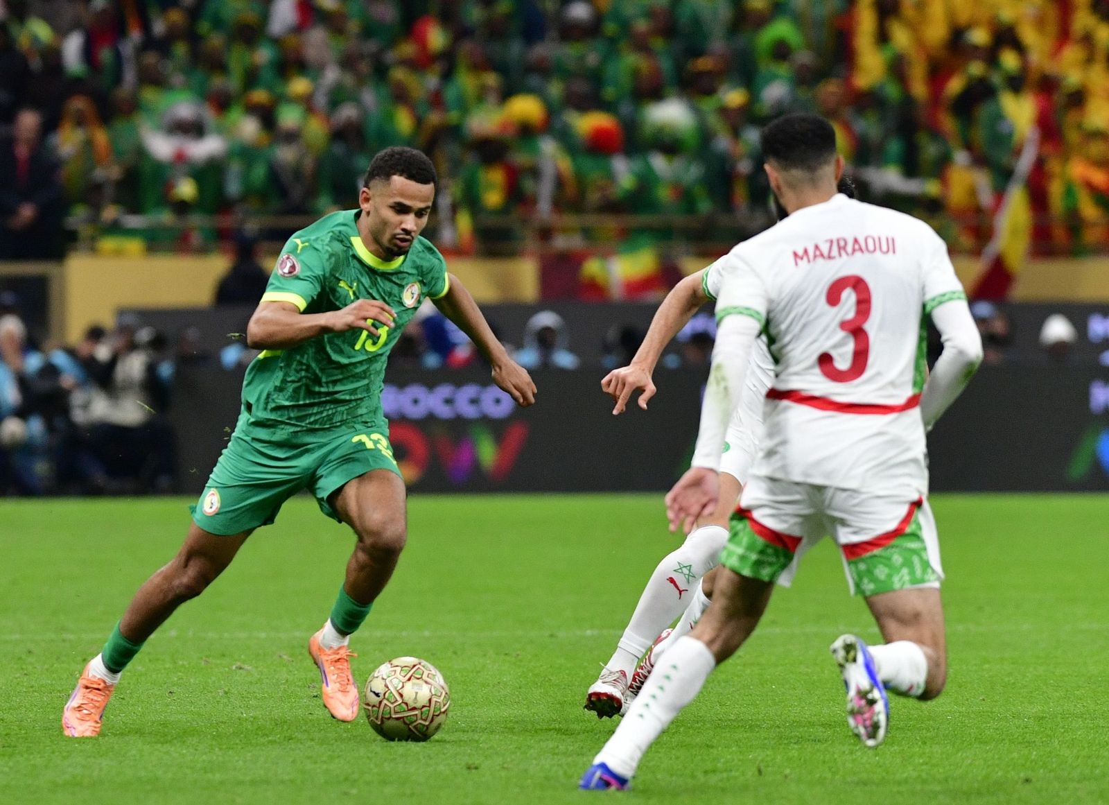 Las fotos de la final entre Marruecos y Senegal en la Copa África