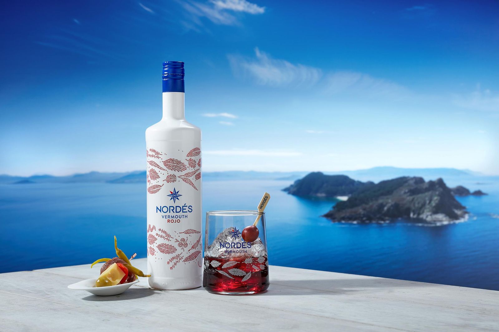 Perfect serve del Nordés Vermouth Rojo