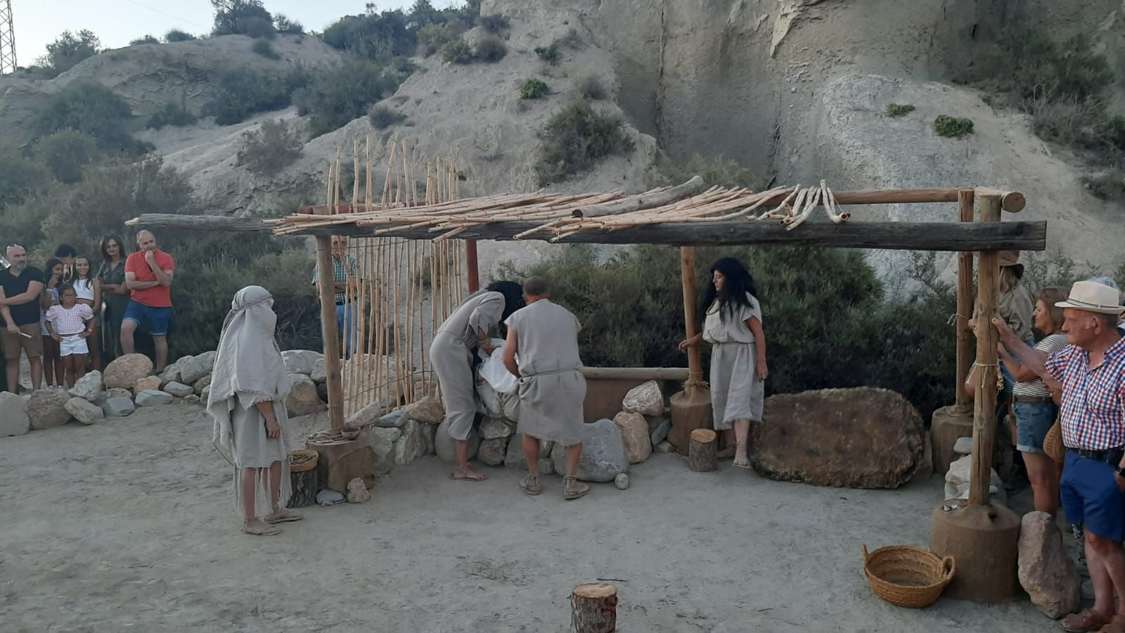 Momento de la representación histórica el año pasado.