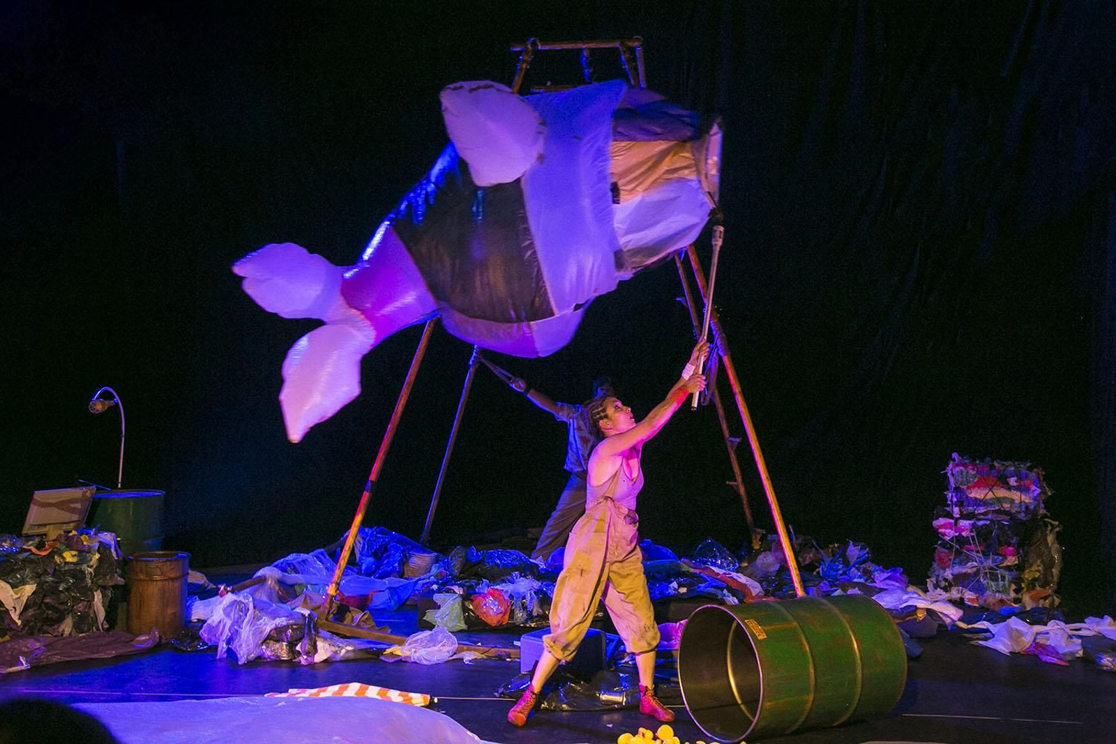 Espectáculo de circo 'Cateura' de la compañía Alas Circo de Córdoba.
