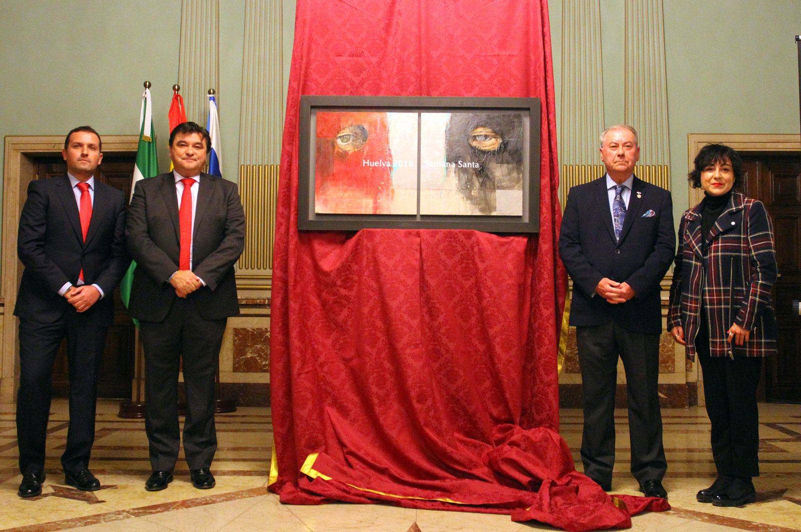 Imágenes de la presentación del cartel de la Semana Santa 2018